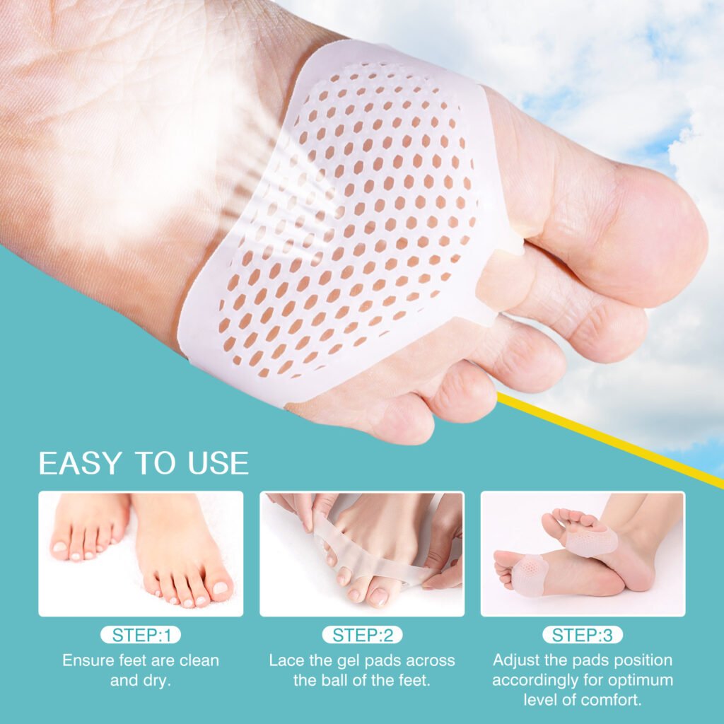 Coussinet Avant-Pied Silicone Tiptoe - Confort & Protection