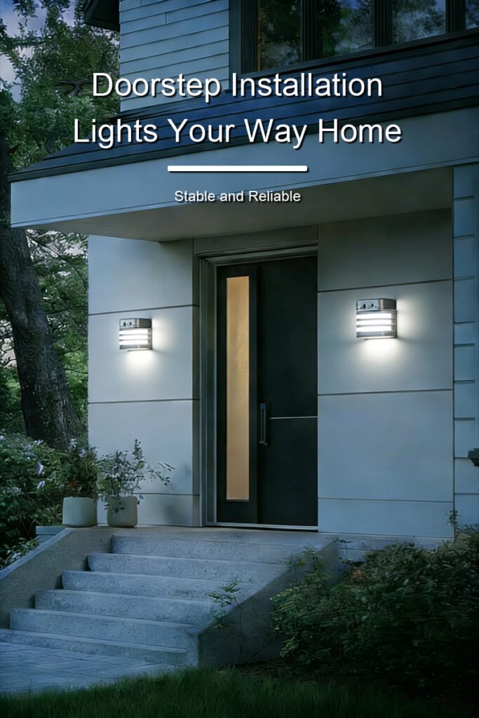 Lampe Solaire LED Murale avec Télécommande IP65