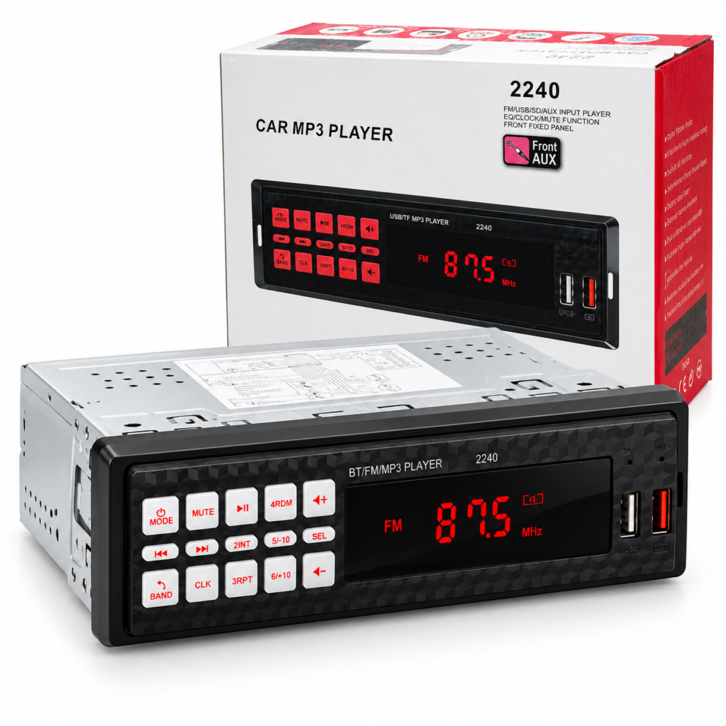 Autoradio MP3 Bluetooth 2240 - Son puissant 60Wx4