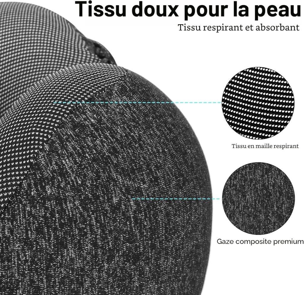 Coussin de Voyage Orthopédique en Mousse à Mémoire de Forme avec Capuche — Confort optimal