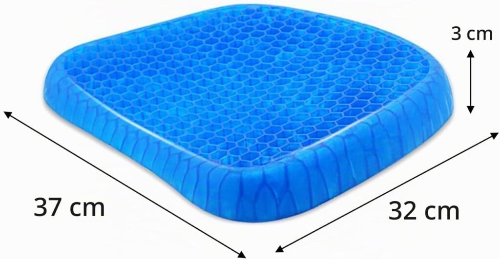 Coussin orthopédique Gel Egg Sitter - Confort et soutien lombaire