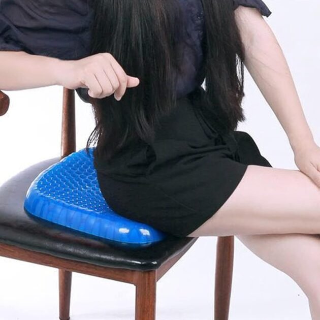 Coussin orthopédique Gel Egg Sitter - Confort et soutien lombaire