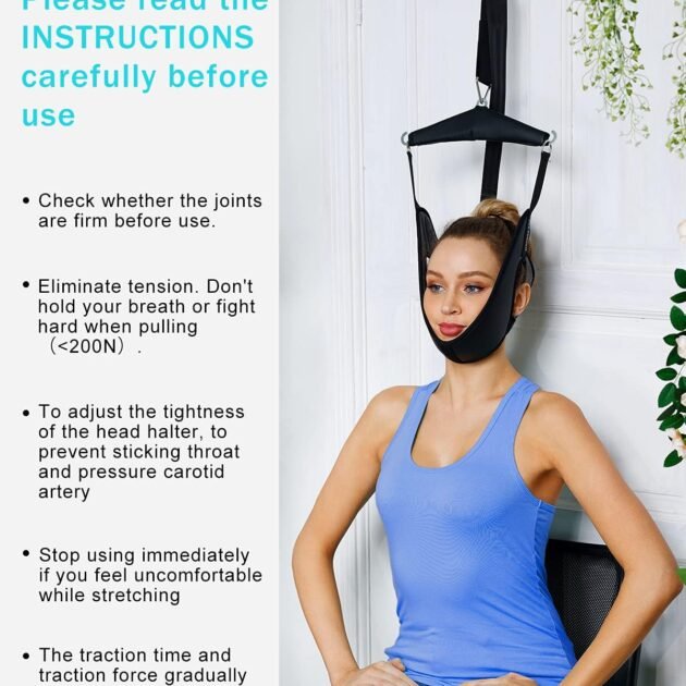 Traction Cervicale Porte - Soulagement Douleur Nuque