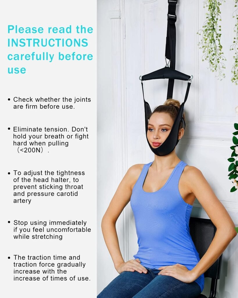 Traction Cervicale Porte - Soulagement Douleur Nuque