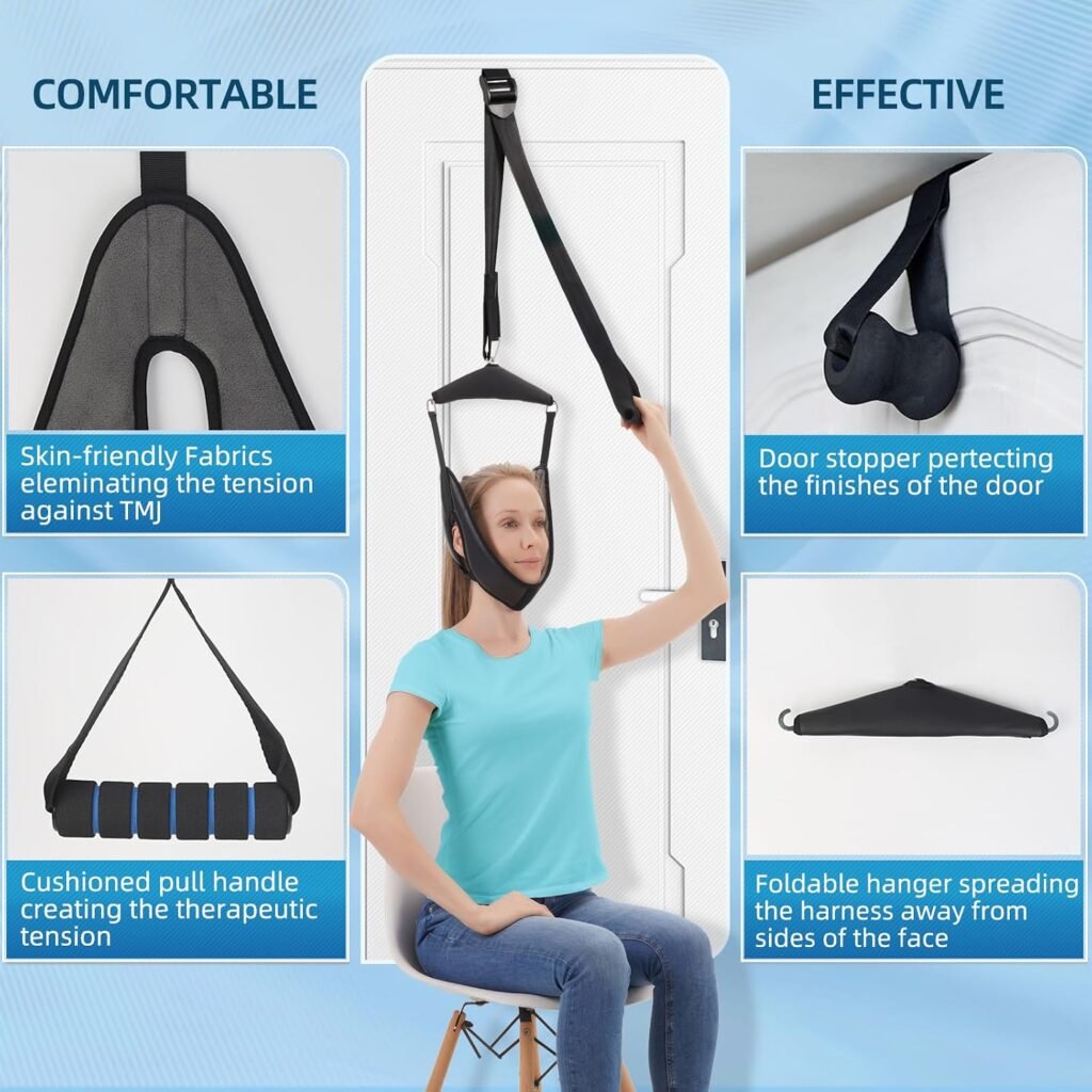 Traction Cervicale Porte - Soulagement Douleur Nuque