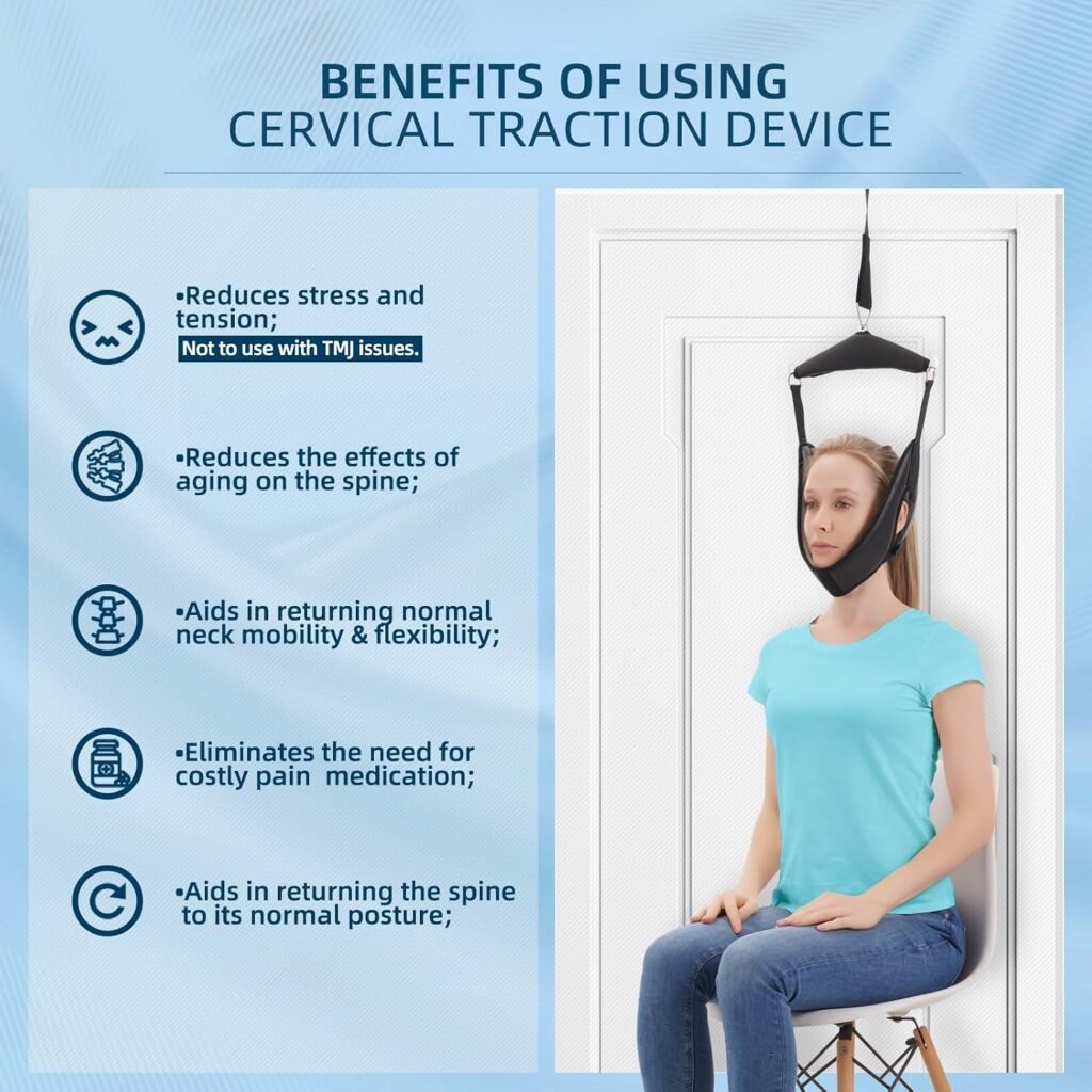 Traction Cervicale Porte - Soulagement Douleur Nuque