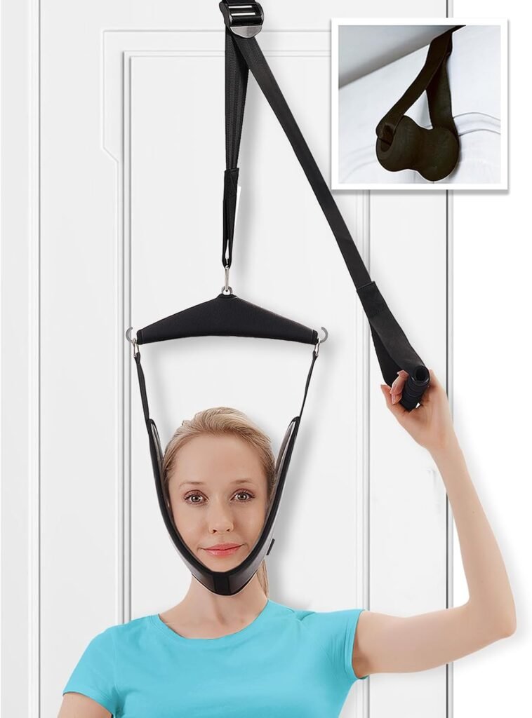 Traction Cervicale Porte - Soulagement Douleur Nuque