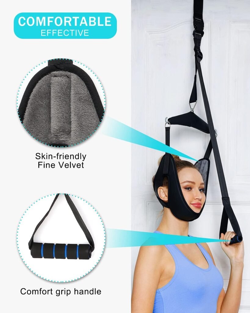 Traction Cervicale Porte - Soulagement Douleur Nuque