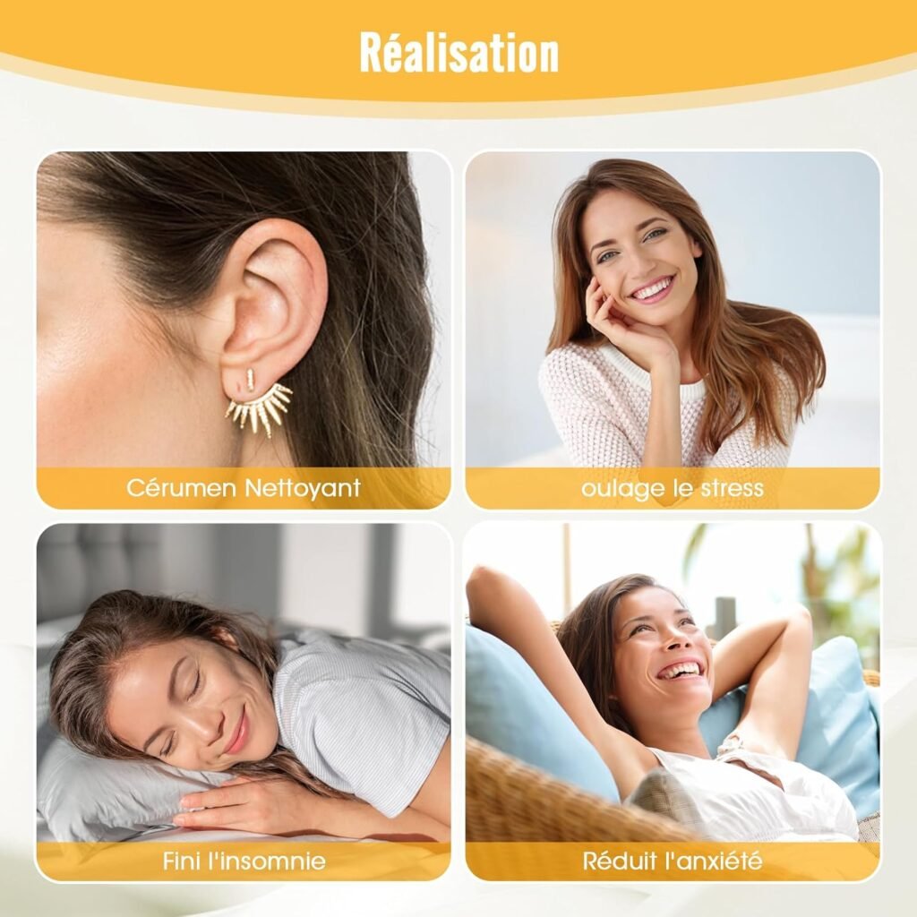 Bougies Auriculaires Cire Naturelle Pack 20 - Relaxation