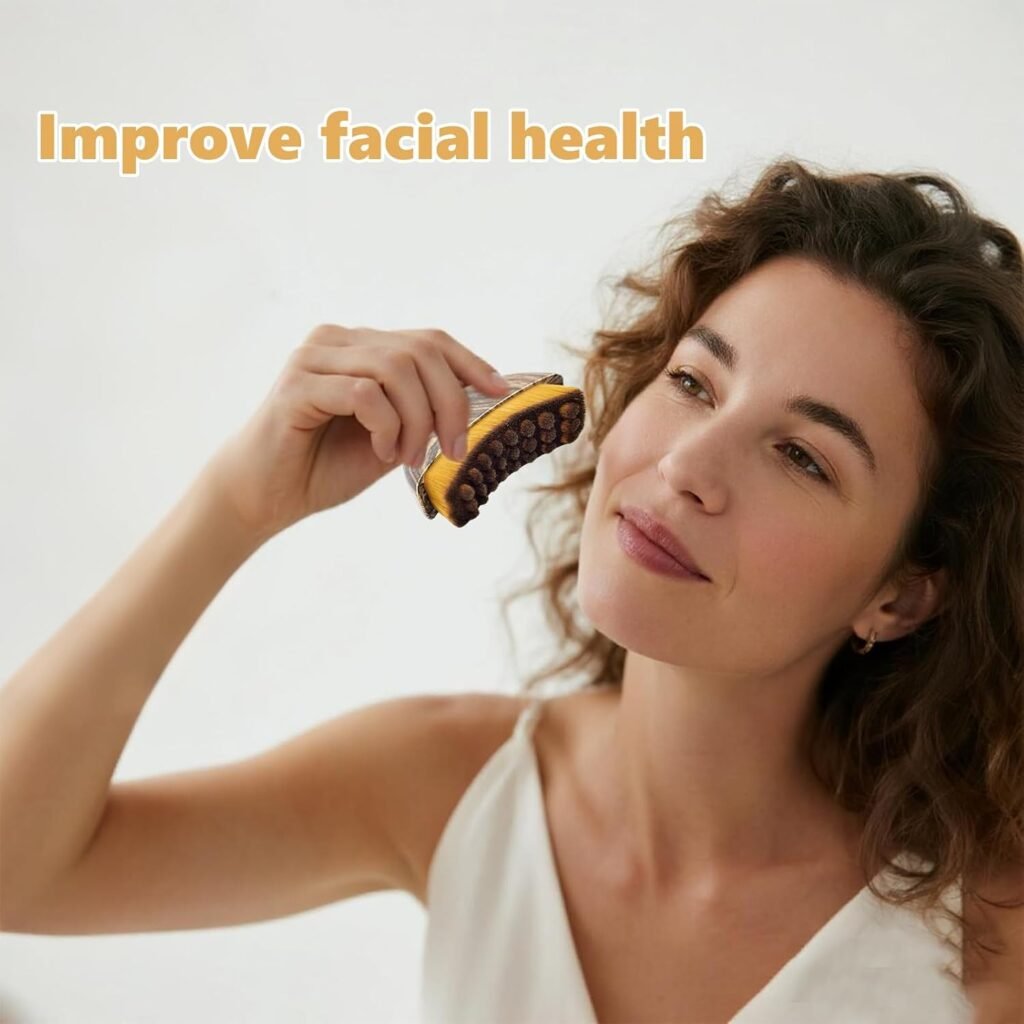 Brosse de Massage Lymphatique Visage et Mâchoire