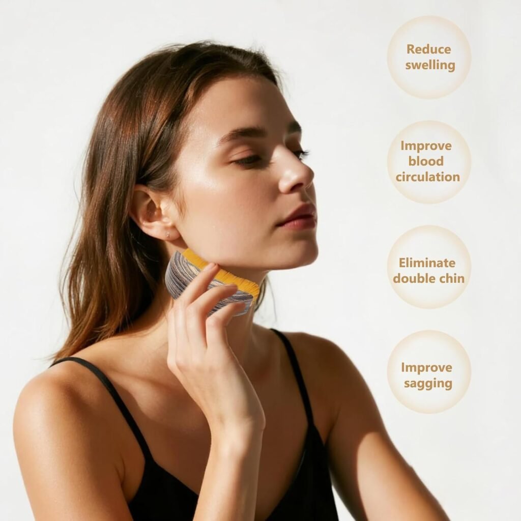 Brosse de Massage Lymphatique Visage et Mâchoire