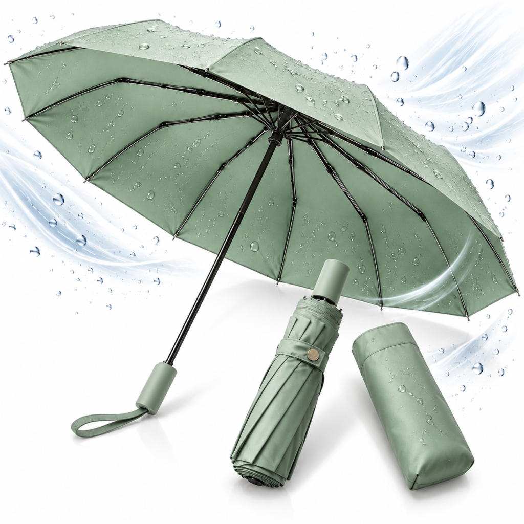 Parapluie Automatique Coupe-Vent UV - Protection Solaire