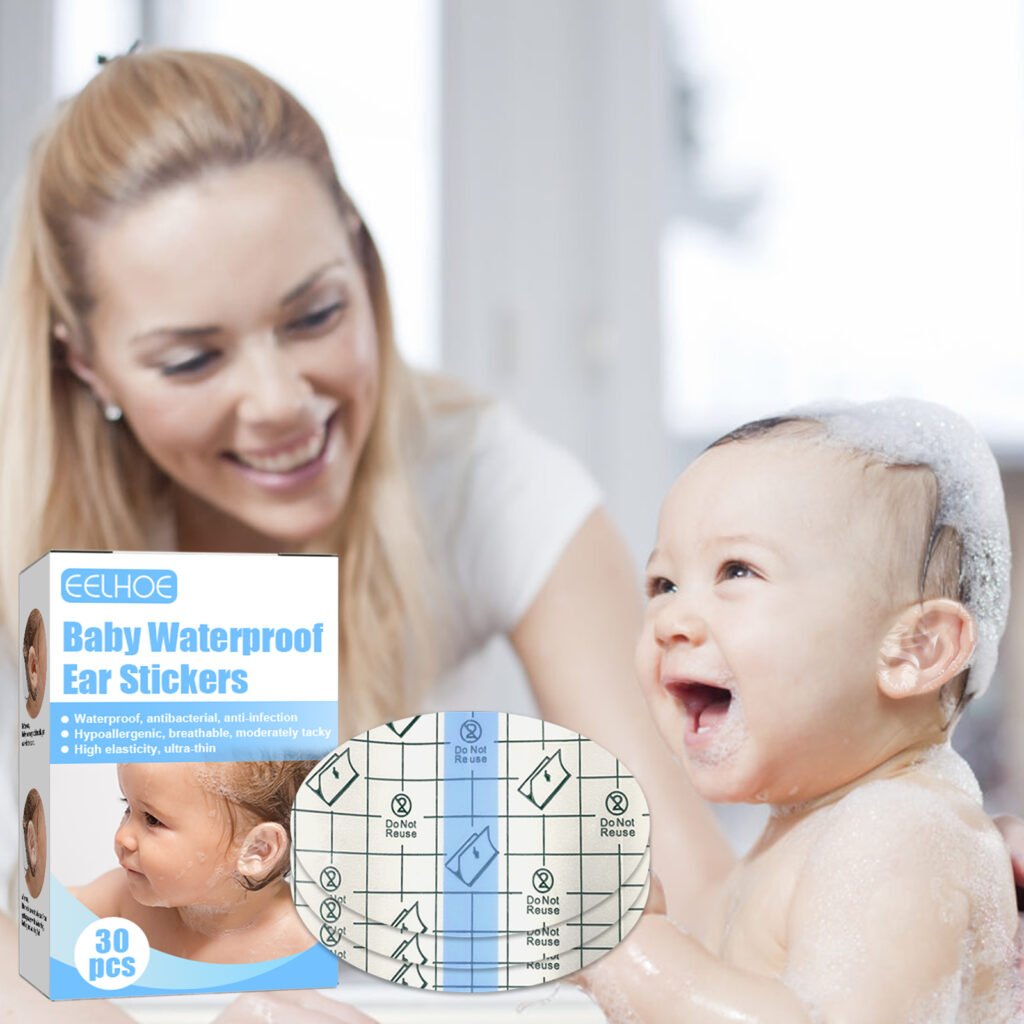 Protections Oreilles Bébé Imperméables 30 Pcs - Confort et Sécurité