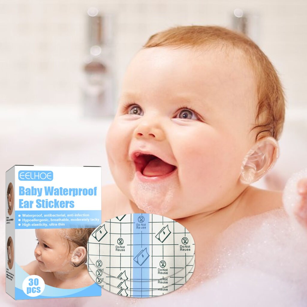 Protections Oreilles Bébé Imperméables 30 Pcs - Confort et Sécurité