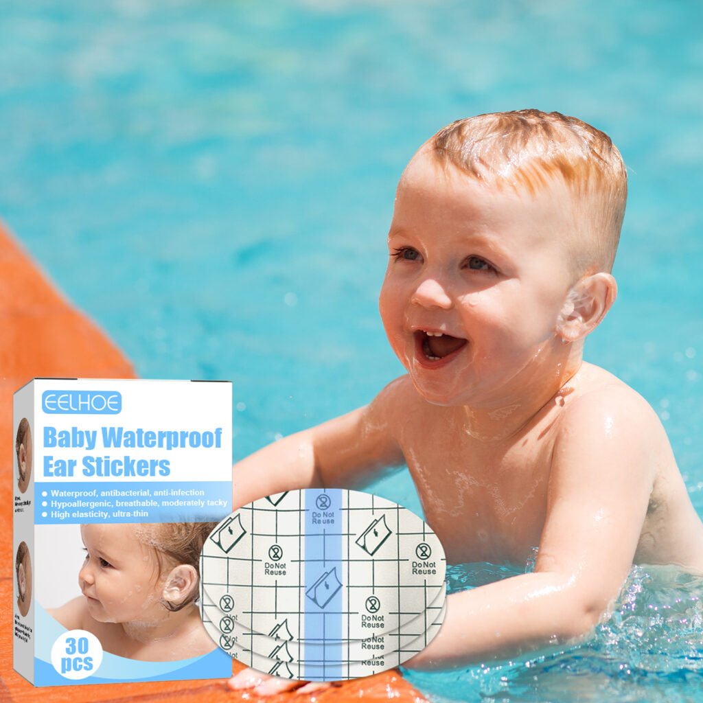 Protections Oreilles Bébé Imperméables 30 Pcs - Confort et Sécurité
