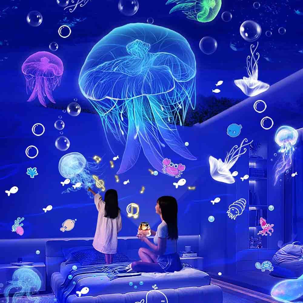 Projecteur étoiles LED 360° pour enfants — Décoration magique de chambre