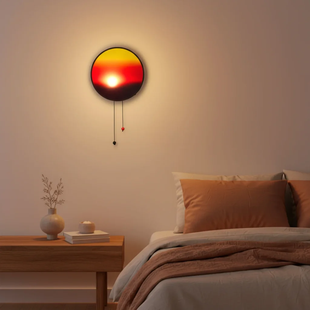 Applique LED Coucher de Soleil – Éclairage Murale Artistique