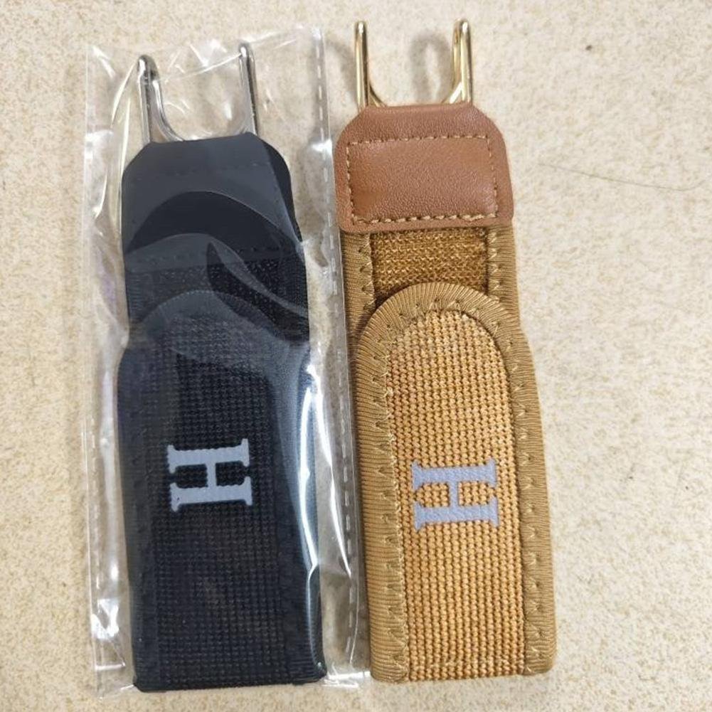 Ceinture sans boucle élastique avec crochets — Lot de 2, confortable et invisible