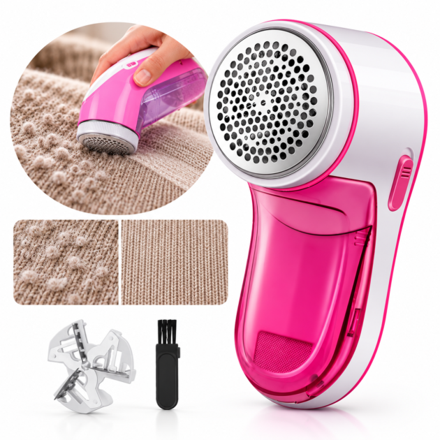Rasoir anti-bouloche rechargeable – Renove vos textiles