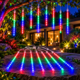 Lumière LED RGB Pluie de Météores — Décoration Extérieur Éblouissante