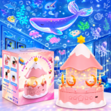 Projecteur étoiles LED 360° pour enfants — Décoration magique de chambre
