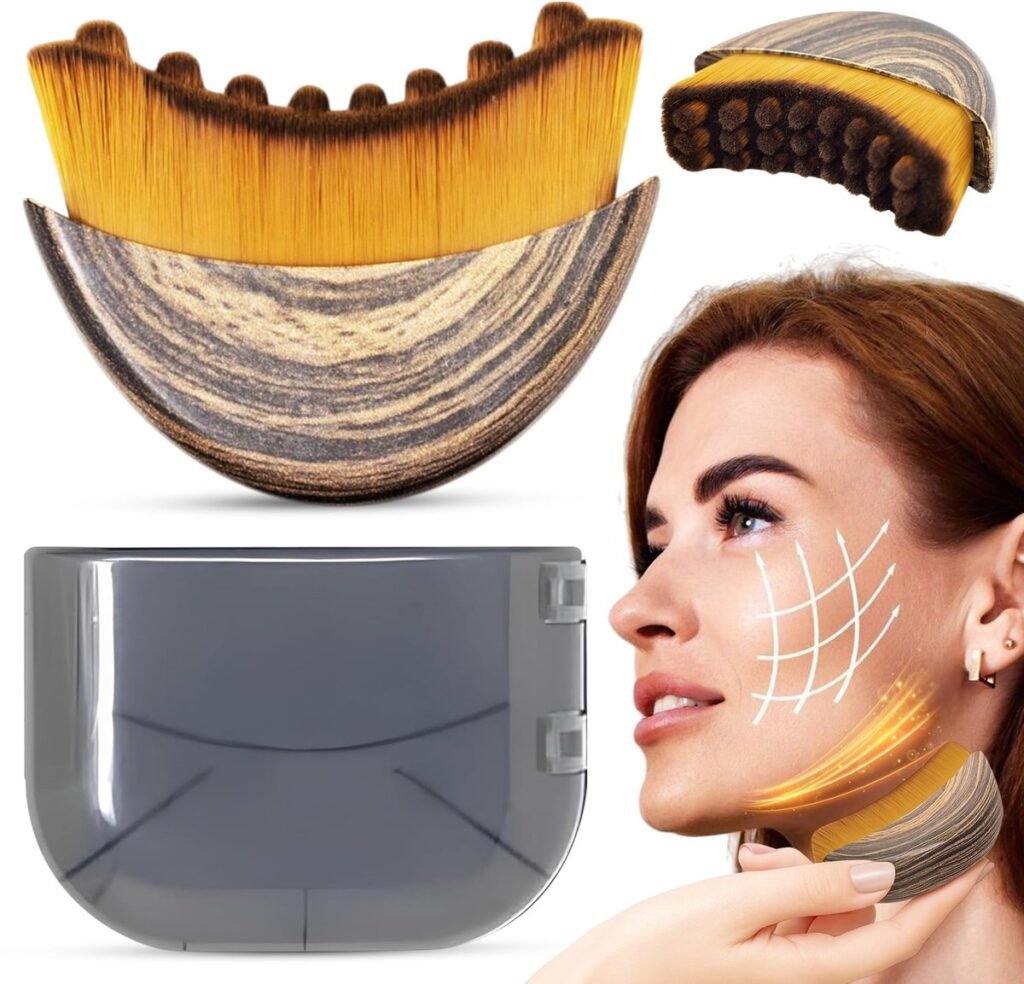 Brosse de Massage Lymphatique Visage et Mâchoire