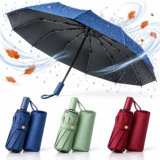 Parapluie Automatique Coupe-Vent UV - Protection Solaire