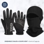 Pack Balaclava Premium – Cagoule Thermique & Gants Tactiles Unisexes