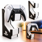 Support Manette PS5 3D Noir et Blanc - Rangement Gaming