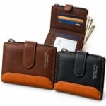 Portefeuille homme YBOOES en simili cuir, multi-poches