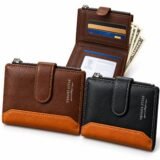 Portefeuille homme YBOOES en simili cuir, multi-poches