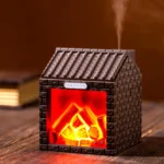 Humidificateur flamme cheminée 200ml - Ambiance chaleureuse