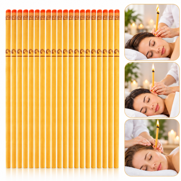 Bougies Auriculaires Cire Naturelle Pack 20 - Relaxation