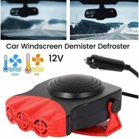 Chauffage Électrique Voiture 2 en 1 – 150W, Désembuage Rapide & Air Chaud 12V